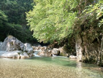 川遊び