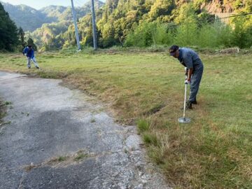 念仏踊り草刈り